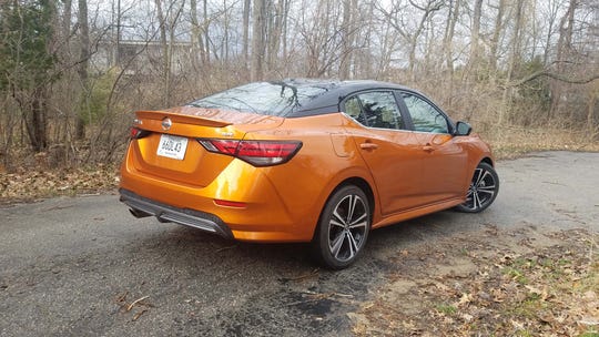 The 2020 Nissan Sentra features a stylish back "floating roof" that debuted on higher-cost models like the Murano crossover.