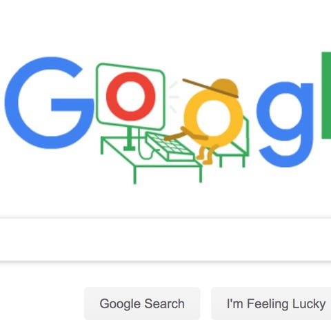 A screenshot of the Google logo honoring its new g