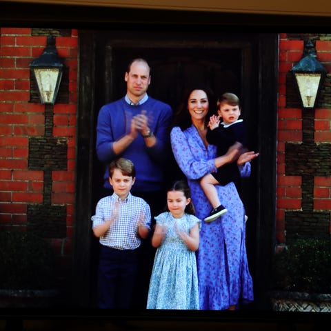 Prince William, Duchess Kate of Cambridge, their c