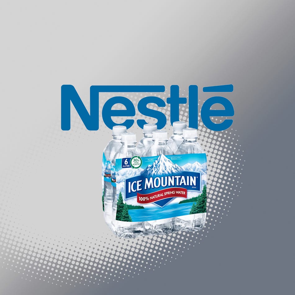 List of 5 who owns ice mountain water 2 Nestle selling North American bottled-water brands for 4.3B