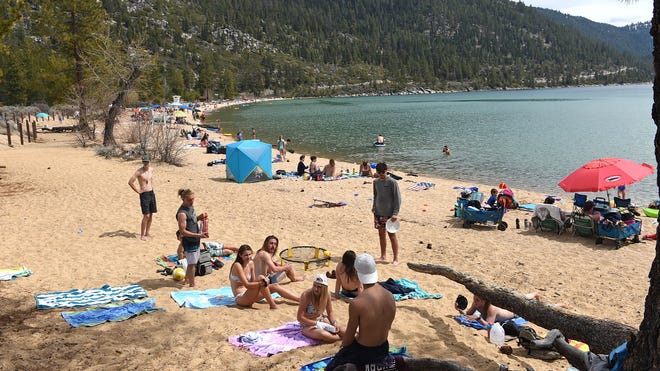 Coronavirus In Nevada Lake Tahoe Sees Summer Crowds Despite Covid 19