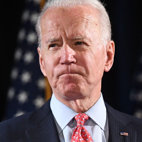 Former Vice President Joe Biden in Wilmington, Del