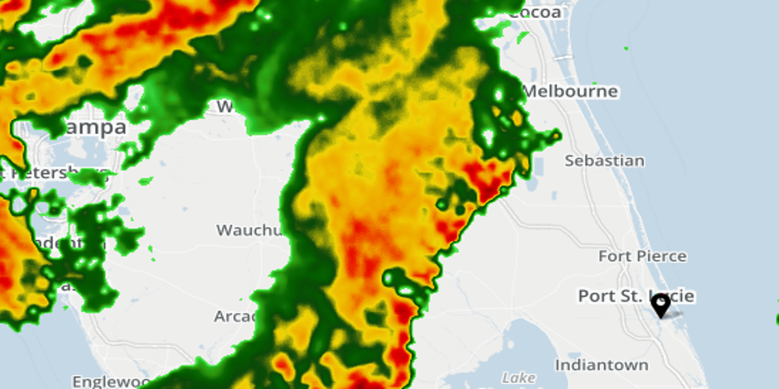 Brevard County weather forecast, thunderstorms