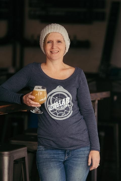 Emma Whelan has had to adjust her business to survive. Astro Lab Brewing in Silver Spring, Maryland, went from filling glasses and pouring pints to offering cans of beer to go.