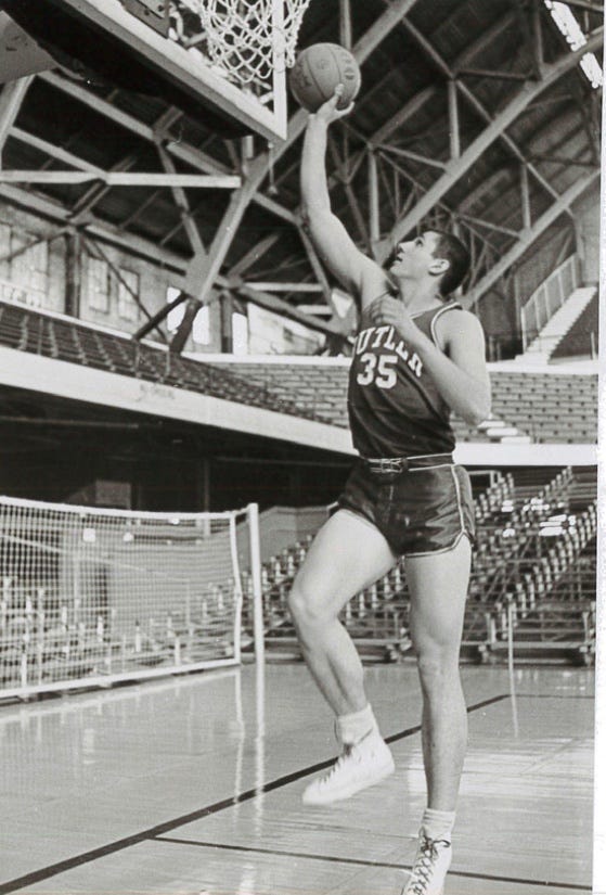Ed Schilling Sr. during his Butler playing days