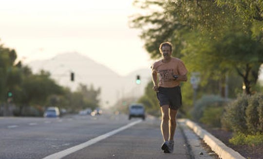 Craig Davidson's running streak of more than 41 years ended April 7 after he was taken to the hospital to treat a bacterial infection.