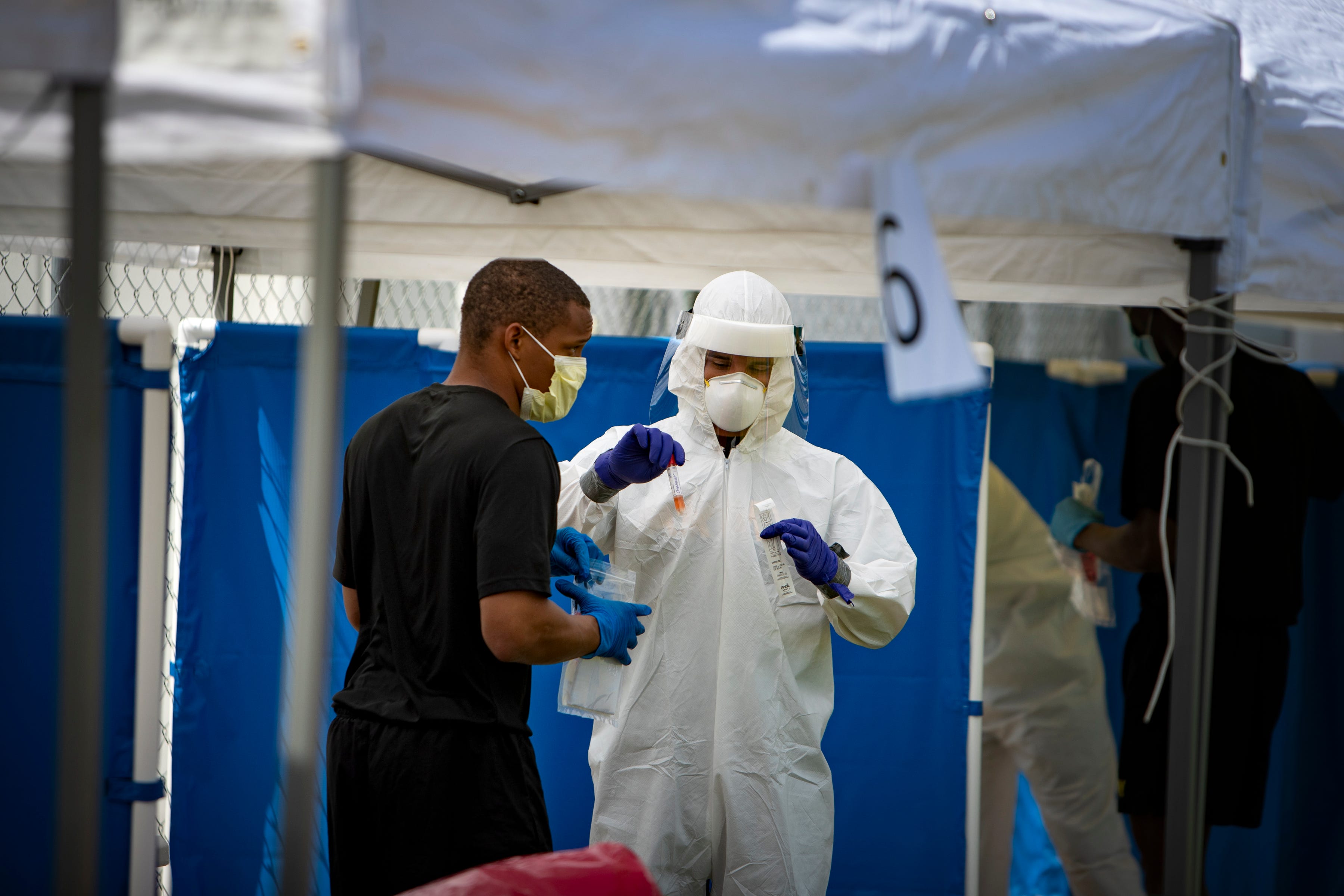 Coronavirus Collier courthouse guard tests positive