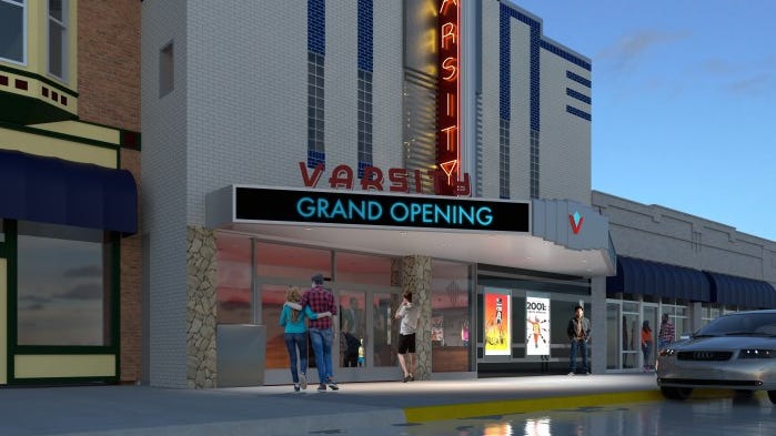The Varsity, historic movie house, to reopen in Drake district