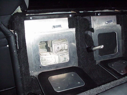 Cash seized during the Black Mafia Family investigation
