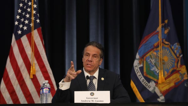 Governor Andrew Cuomo gives daily briefing on COVI