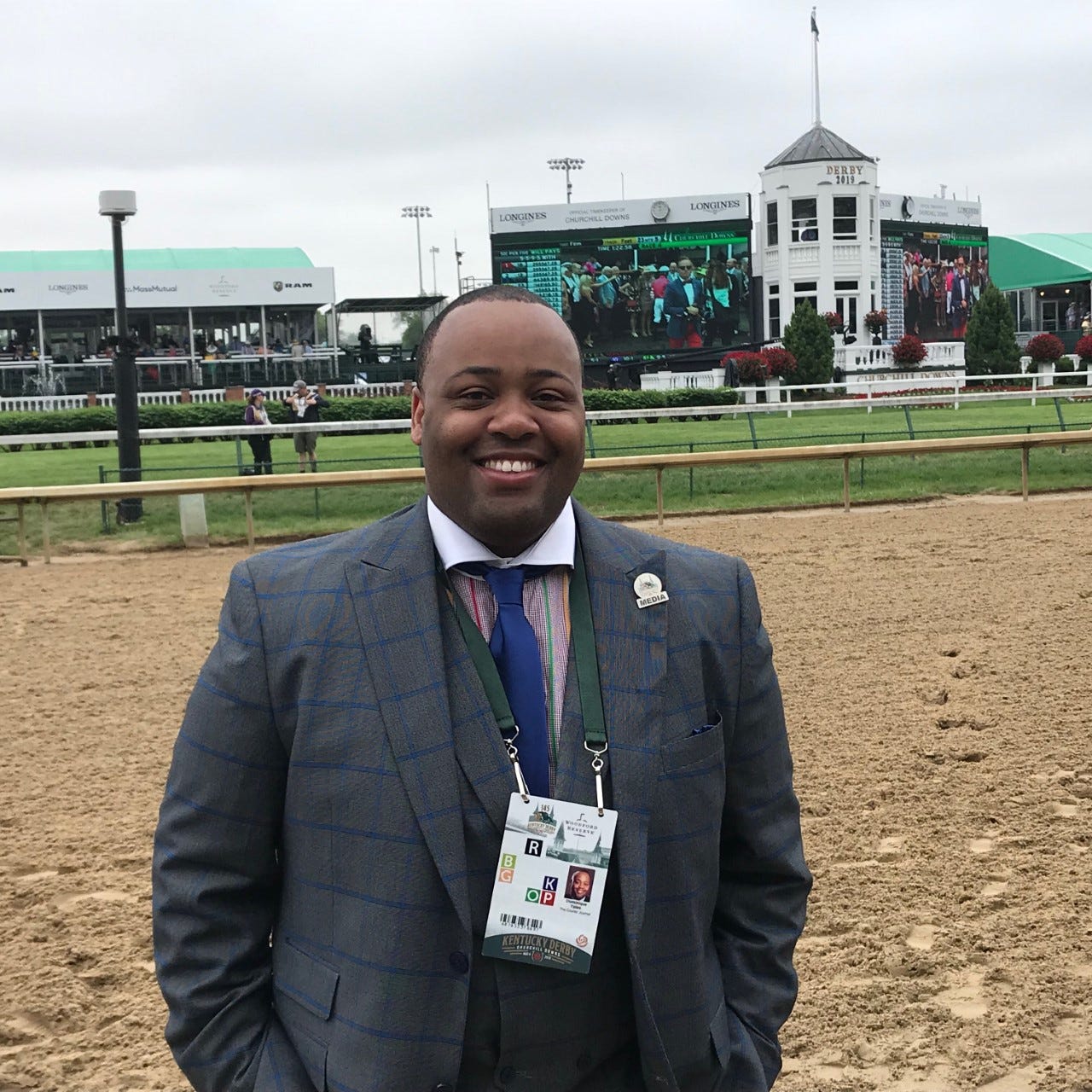 Attending my first Kentucky Derby on May 4, 2019.