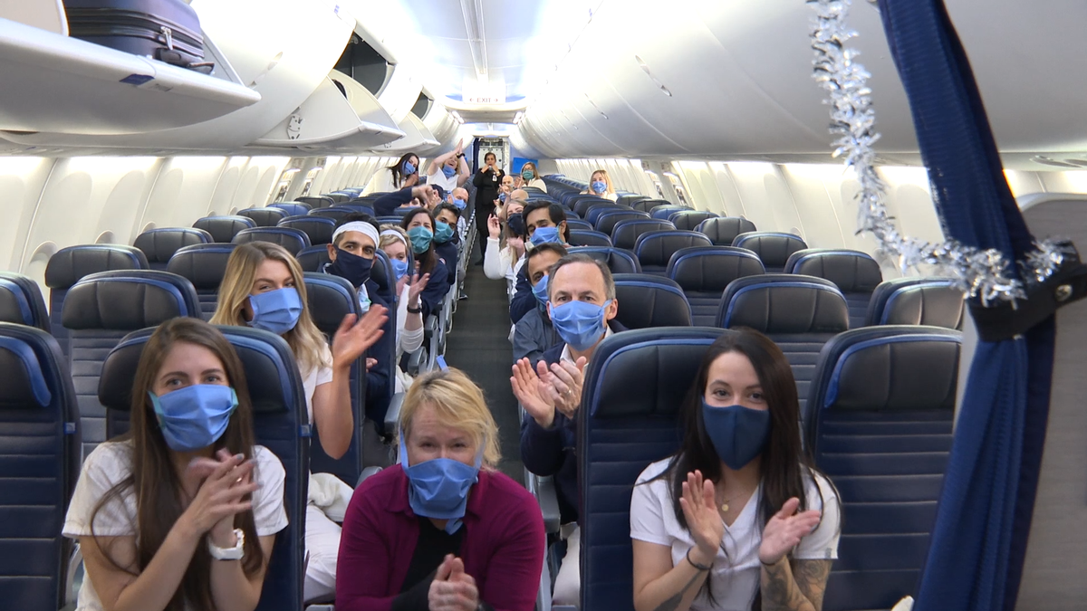 When New York hospitals called for help, these doctors and nurses answered. And no one shows their gratitude like New Yorkers.