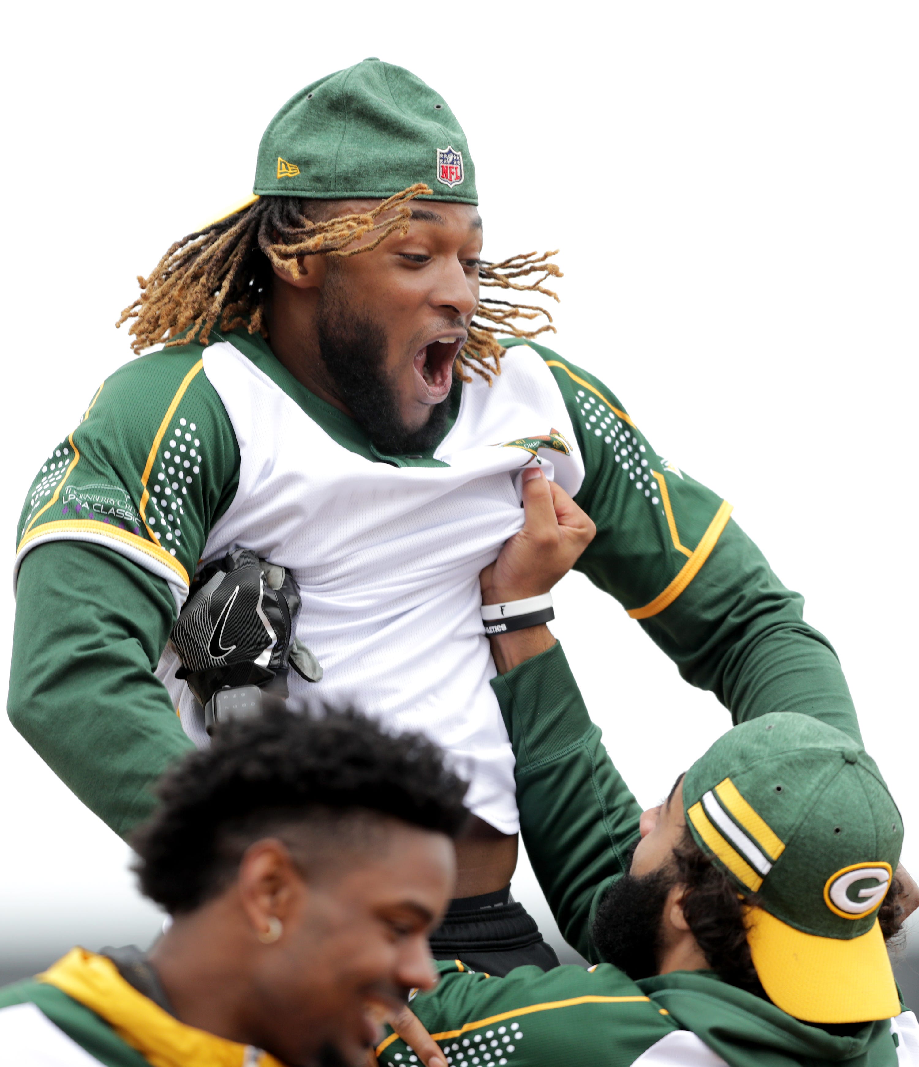 aaron jones packers jersey