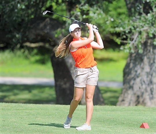 Robert Lee senior Kelby Clawson helped the Lady Steers win the UIL Class 1A state golf championship in 2019.