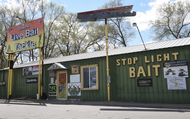 Stop Light Bait is pictured Wednesday, May 6, 2020, in St. Cloud. Bait shops have seen steady business and plenty of new anglers as the fishing opener approaches on Saturday.