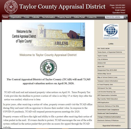 Taylor County property assessments up, but number of protests down