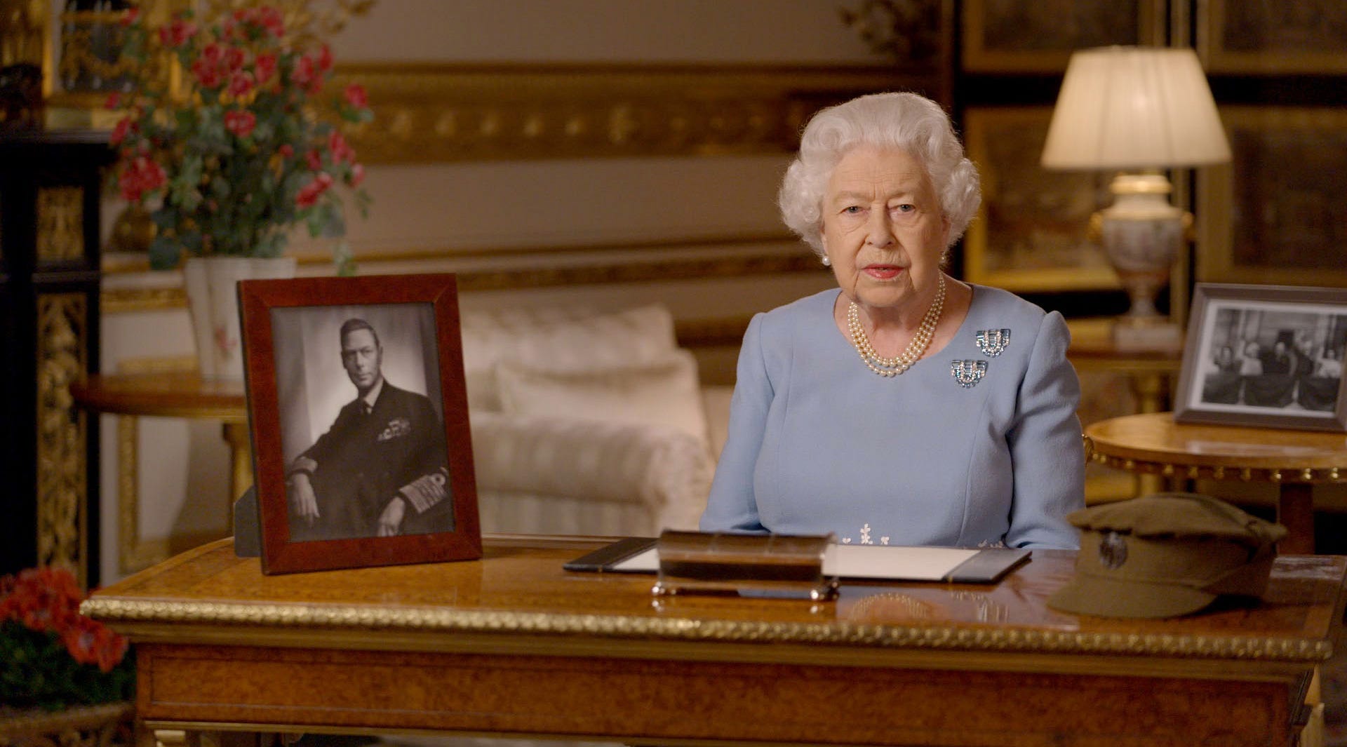 Queen Elizabeth Ii Speech Recalls Royal Father Wwii Victory 1945