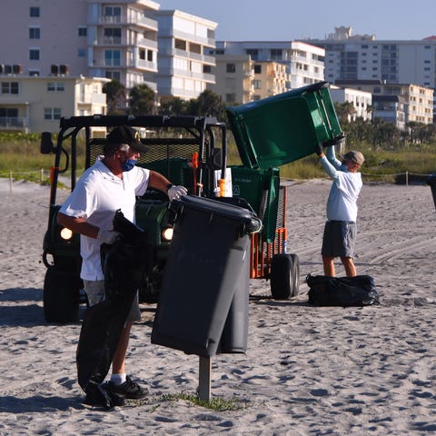 Keep Brevard Beautiful was out early Saturday empt