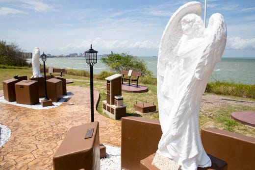 The Nueces County Victims' Memorial Garden is located at Oleander Point at Cole Park.