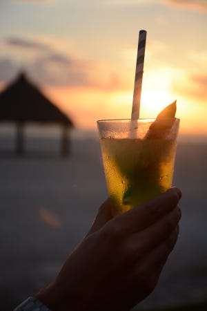 Tropical drinks at JW Marriott Marco Island Beach Resort in this file photo.