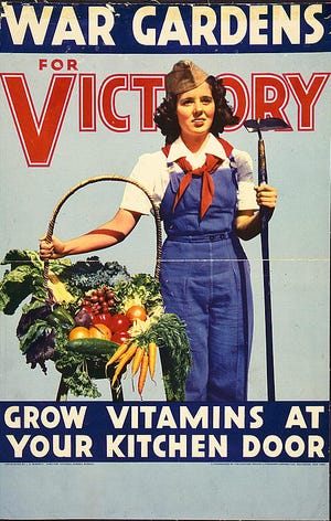 WWII Victory garden poster