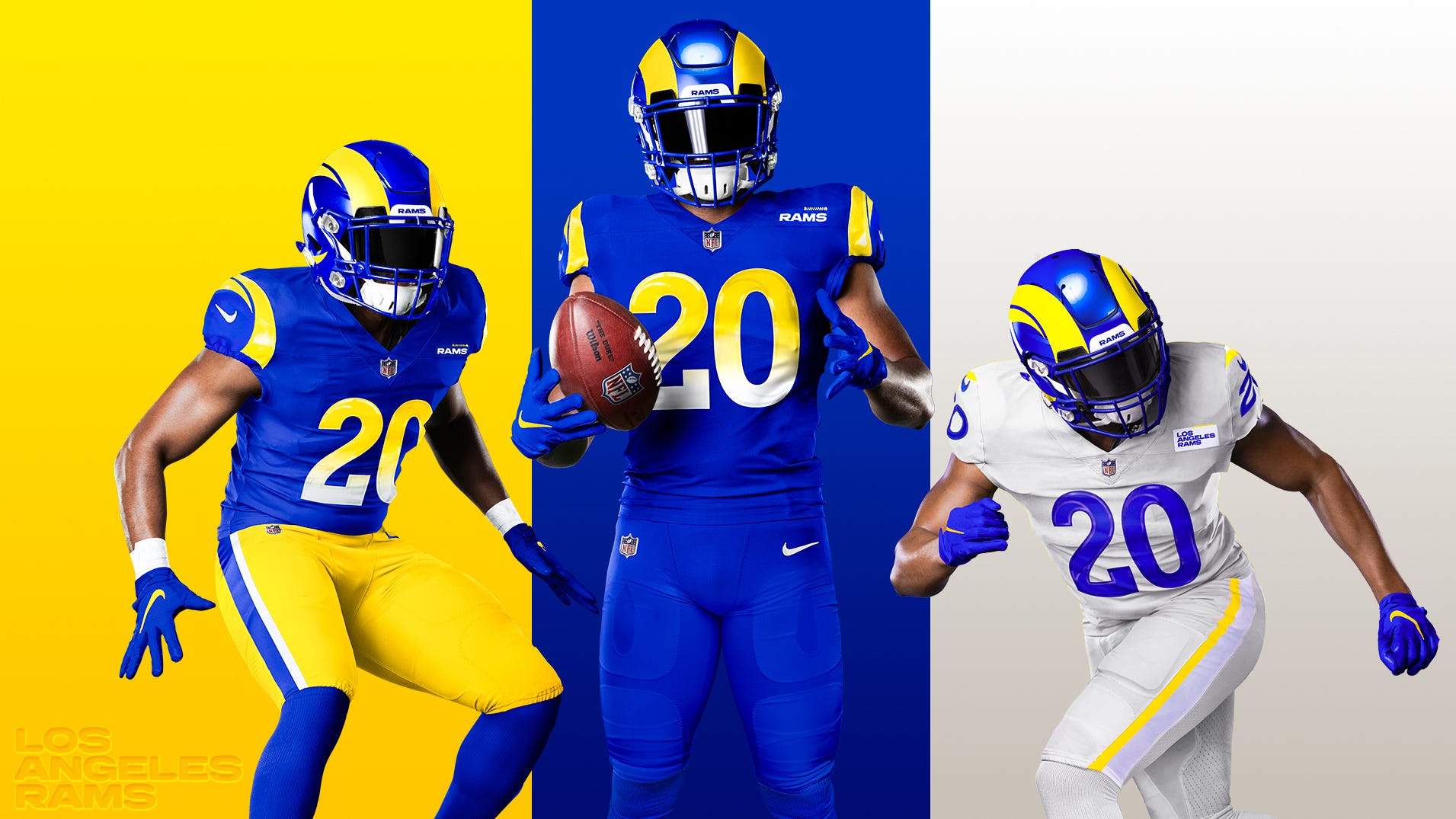 Los Angeles Rams' new uniforms: Jersey redesign unveiled in new photos