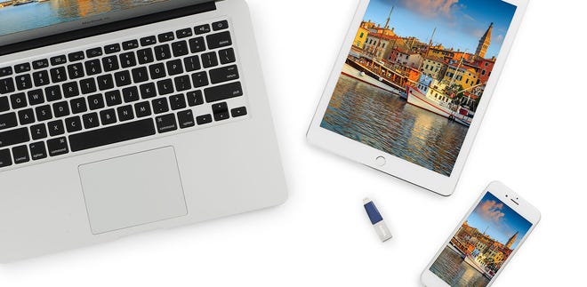SanDisk: If you lost your iPhone today, what would happen to all those irreplaceable photos and home videos you’ve captured? This SanDisk solution backs up all your memories onto a USB thumbdrive – via the Lightning connector -- which you can then insert into a PC or Mac for viewing and safe keeping.