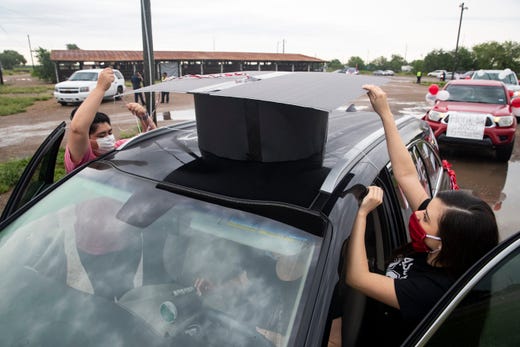 Robstown Independent School District held a parade for their 2020 senior class on Saturday, May 16, 2020.