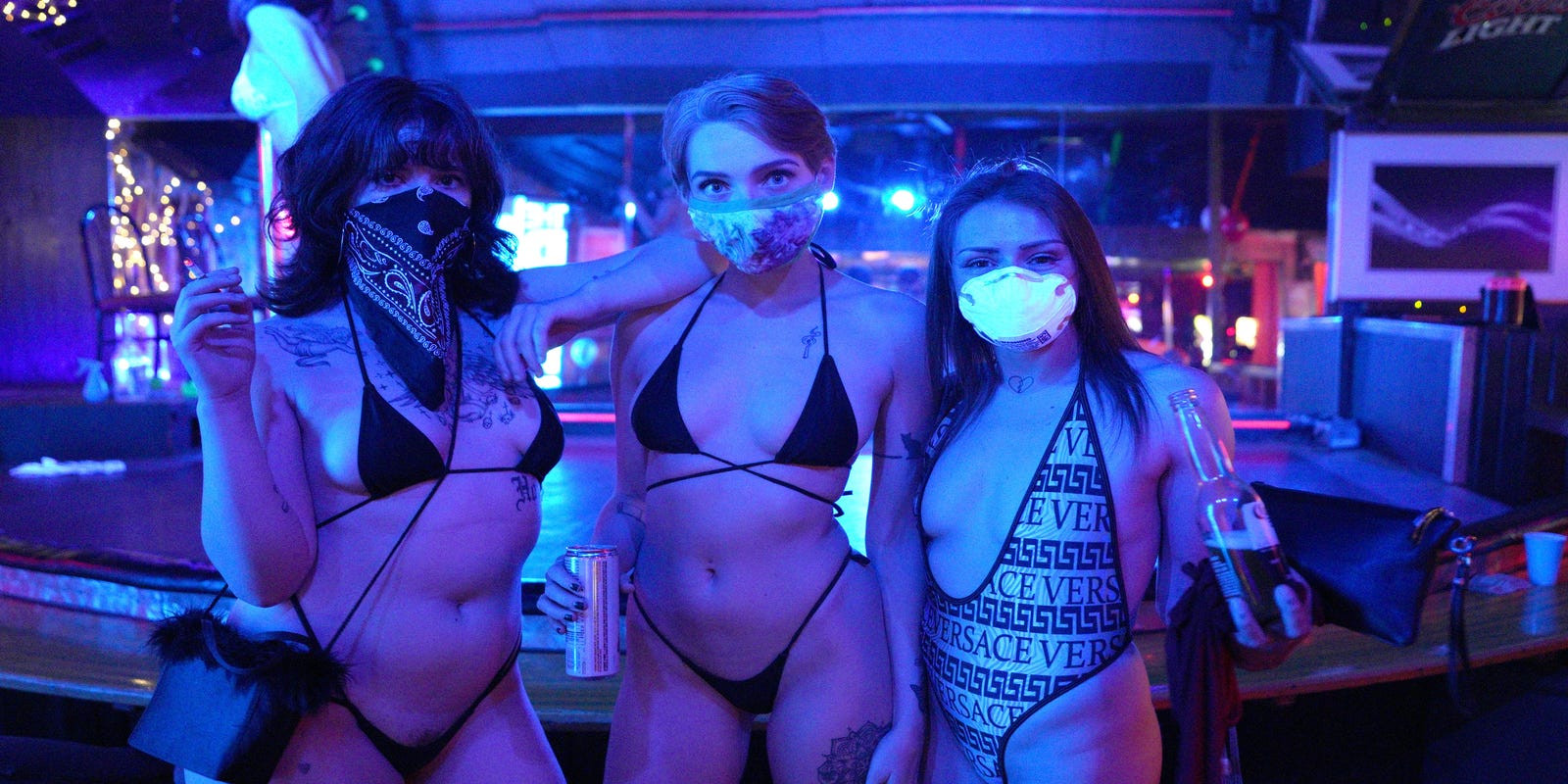 Www Xxx Vido Hd 16 - Strip clubs are reopening: Wyoming club throws 'masks on' party