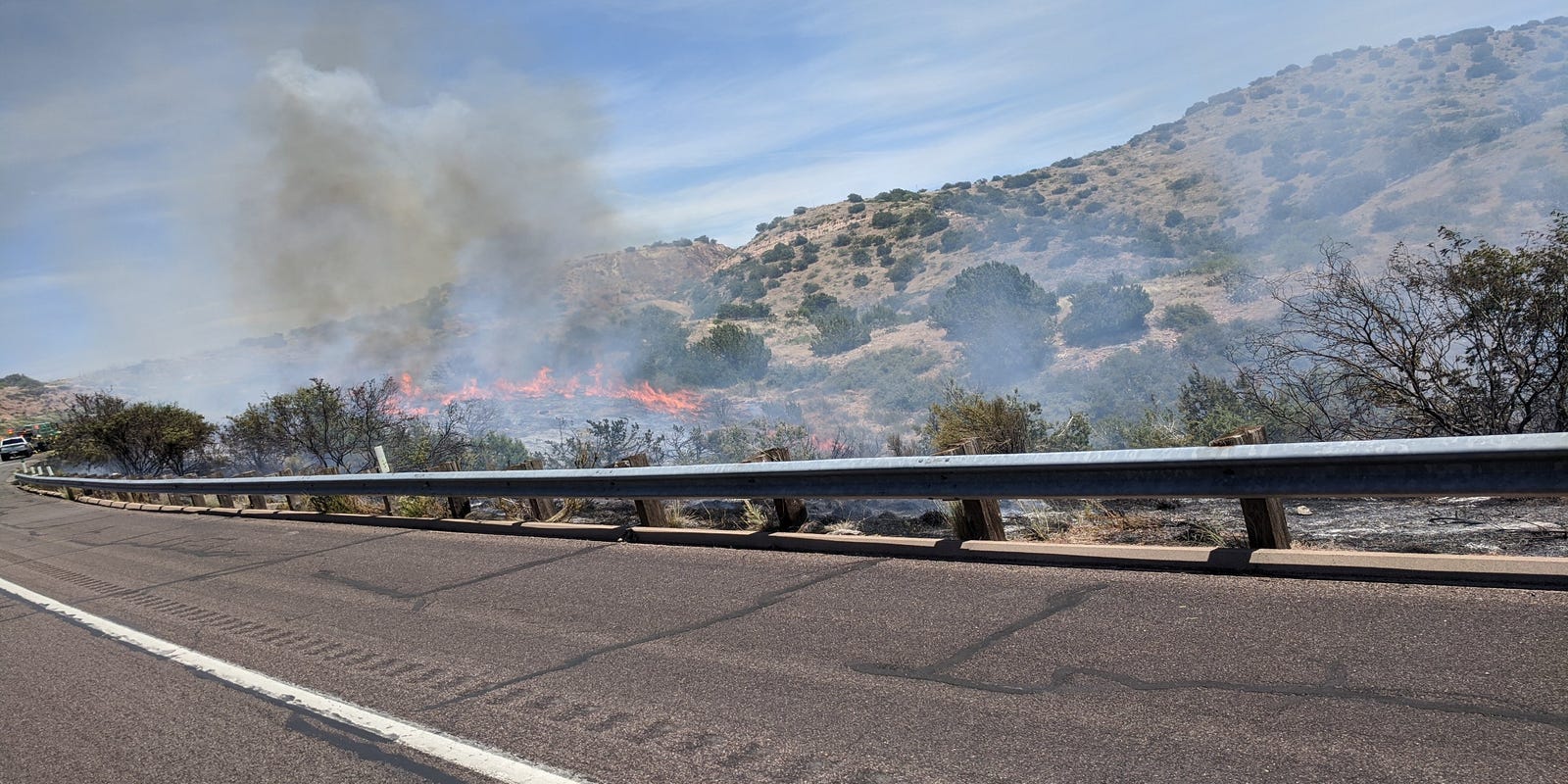 Part of State Route 87 reopens after 5acre brush fire near Payson