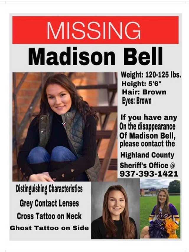 Missing Ross County Teen Bell Found Safe