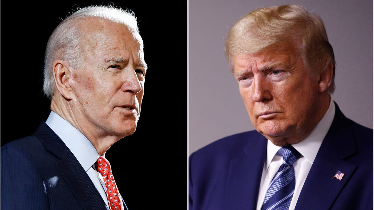 Former Vice President Joe Biden and President Donald Trump are on opposite sides of the vote-by-mail issue.