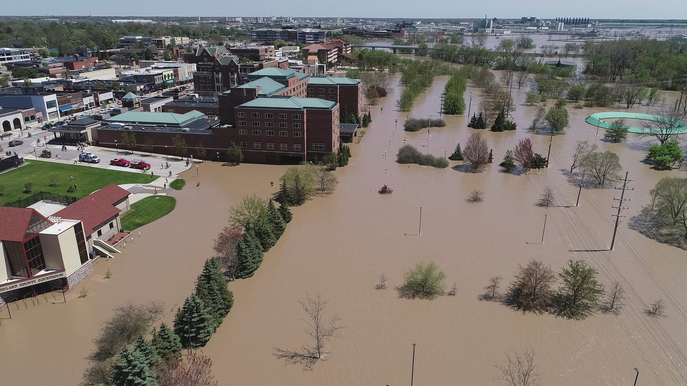 MidMichigan flooding See the aerial footage