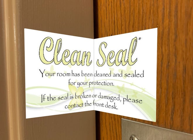 Coronavirus in Door County: Stickers assure hotel guests of clean rooms