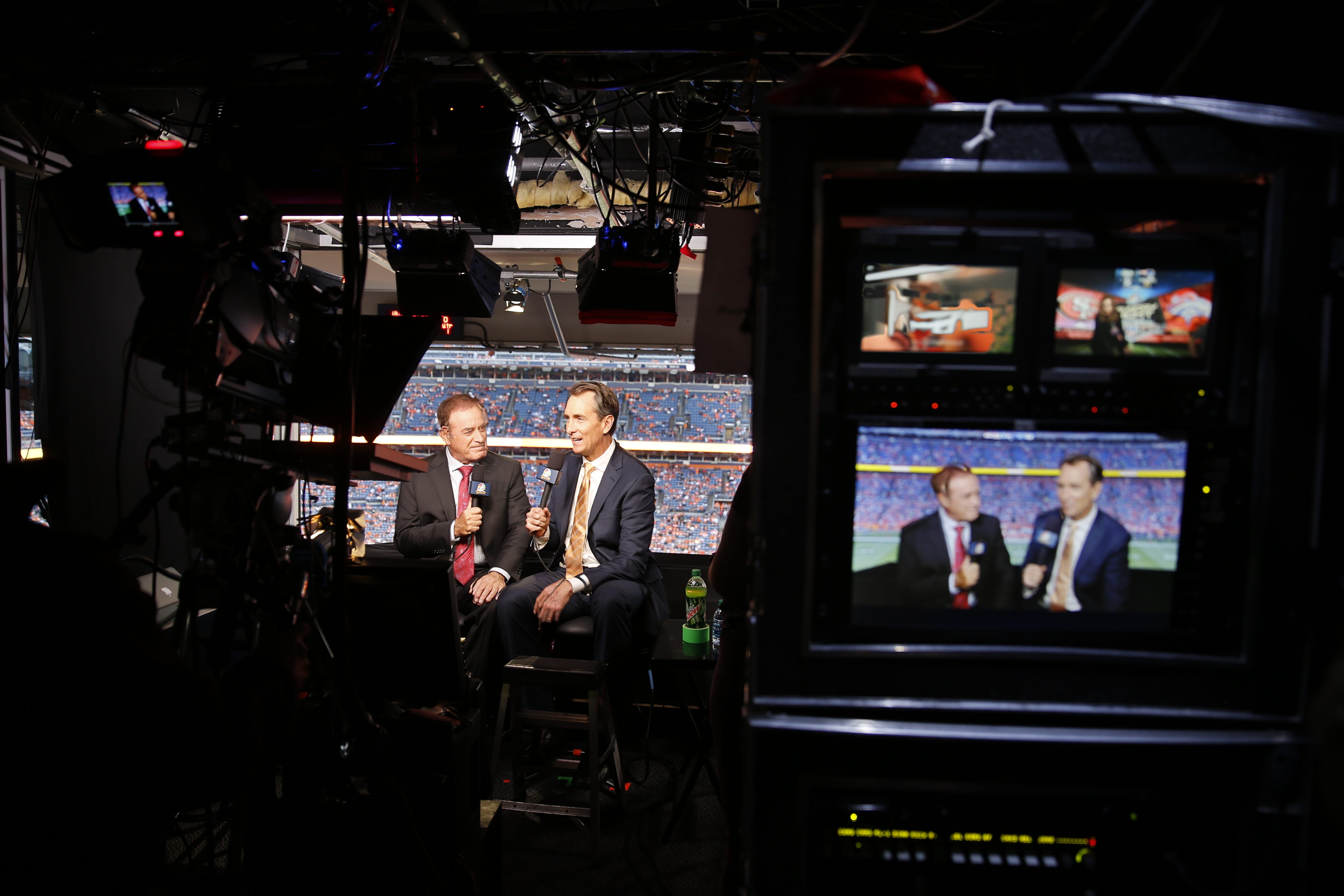 Die NBC-Super-Bowl-Ansager Michaels und Collinsworth haben Verbindungen zu Cincinnati