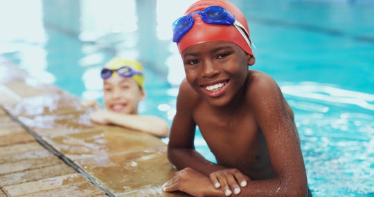 The CDC recommends that swimmers not share any gear that touches the face, such as goggles or snorkels.