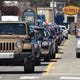 Heavy traffic along US-31 North in East Bay Township near Traverse City signals the beginning of the holiday weekend.