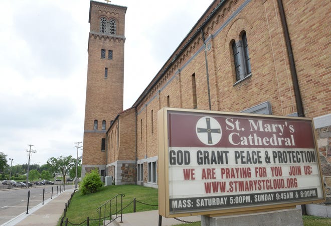 St. Mary's Cathedral is pictured Tuesday, May 26, 2020, in St. Cloud.
