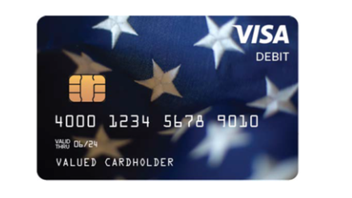 A Visa Debit card, like the one pictured, is being issued to 4 million people who have yet to receive stimulus money, or Economic Impact Payments. Consumers are being told that the cards are not a scam.