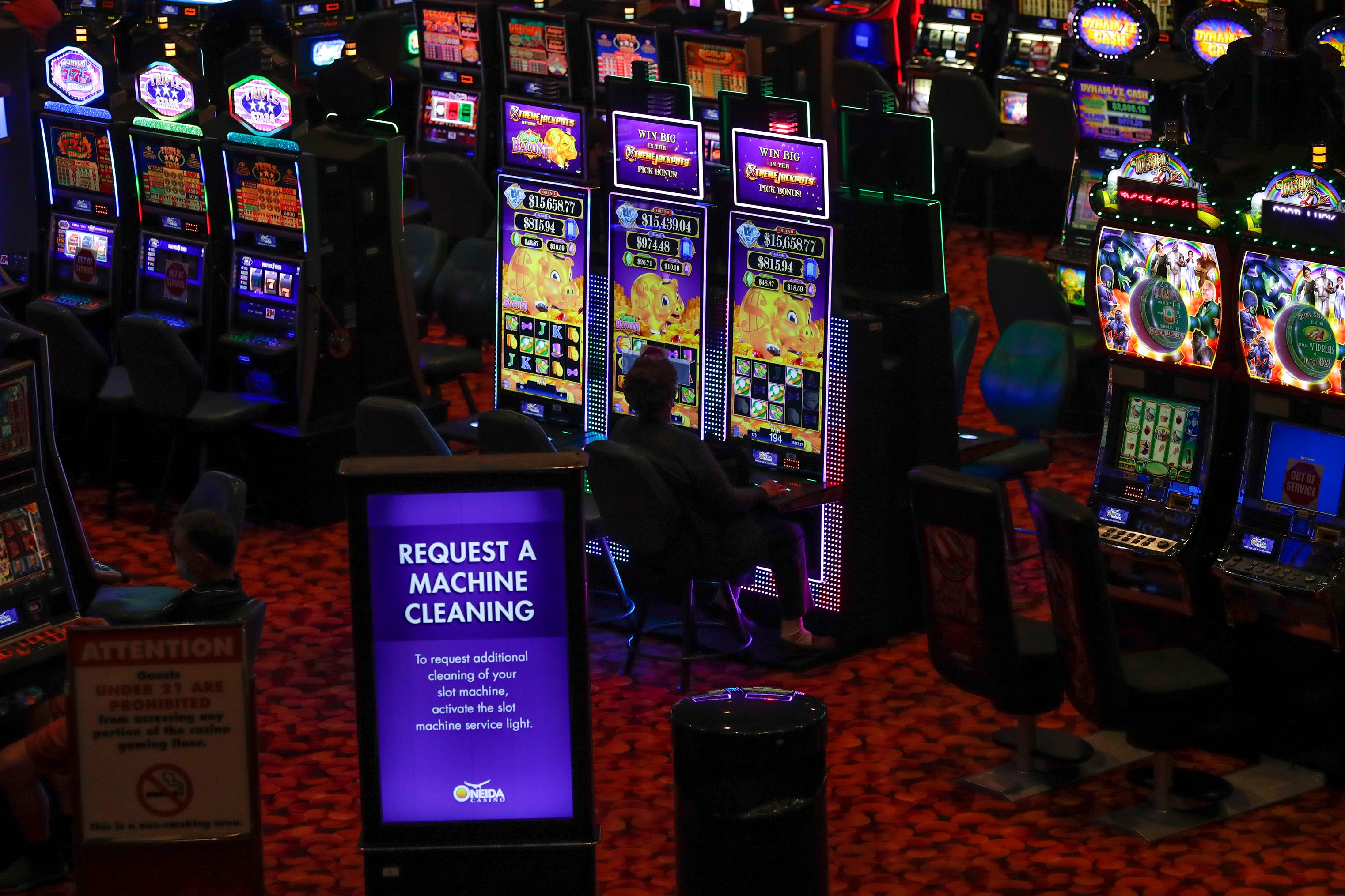 Gambling returns After being closed for two months, Oneida casino reopens