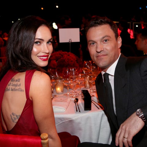 Megan Fox and Brian Austin Green, seen here in Los