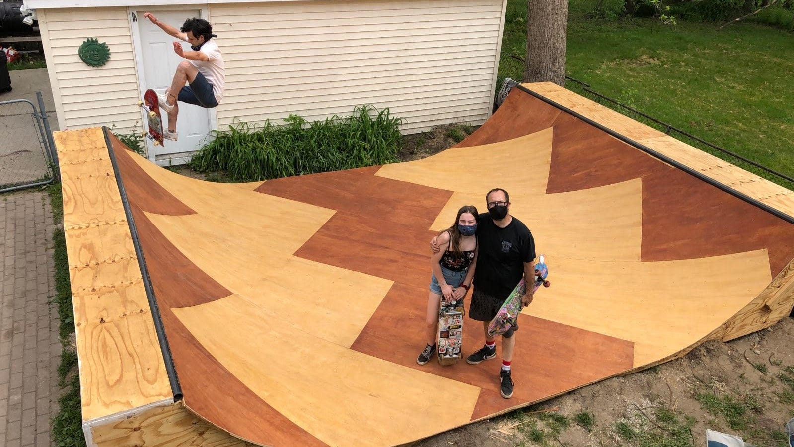 Aanvankelijk Eenvoud bijl Backyard skate ramp was a labor of love for Ferndale family