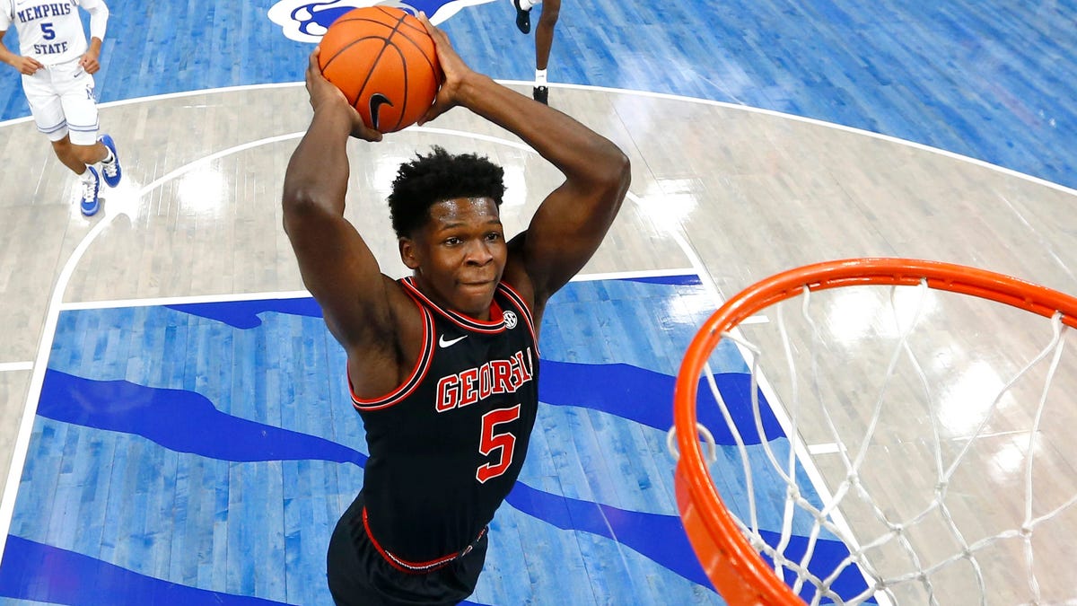 3. Charlotte Hornets: Anthony Edwards, Guard, Georgia