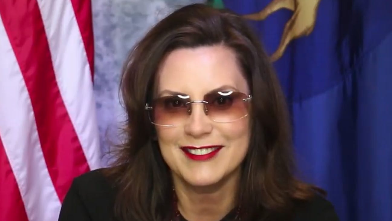 Gretchen Whitmer Wears Cartier Buffs Sunglasses In Detroit Salute