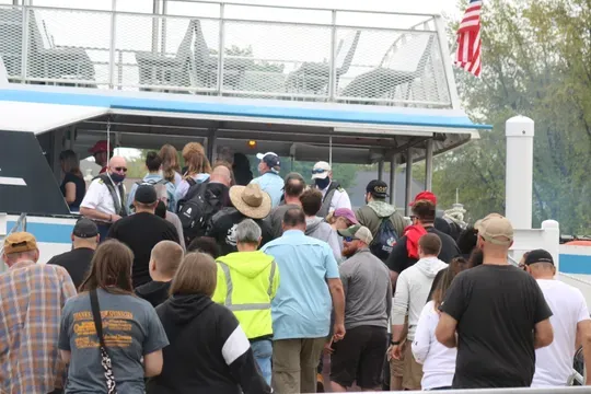 The Jet Express kicked off its season over the Memorial Day weekend and saw a high demand for trips to Put-in-Bay in Ohio. The ferry service is reducing the number of passengers on each trip to promote social distancing.