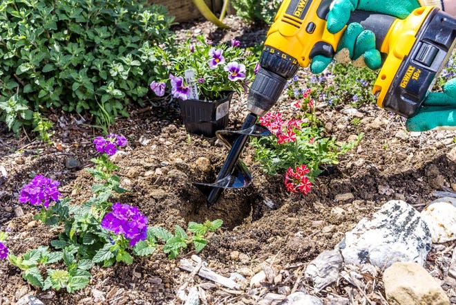 The Power Planter makes quick work of digging.