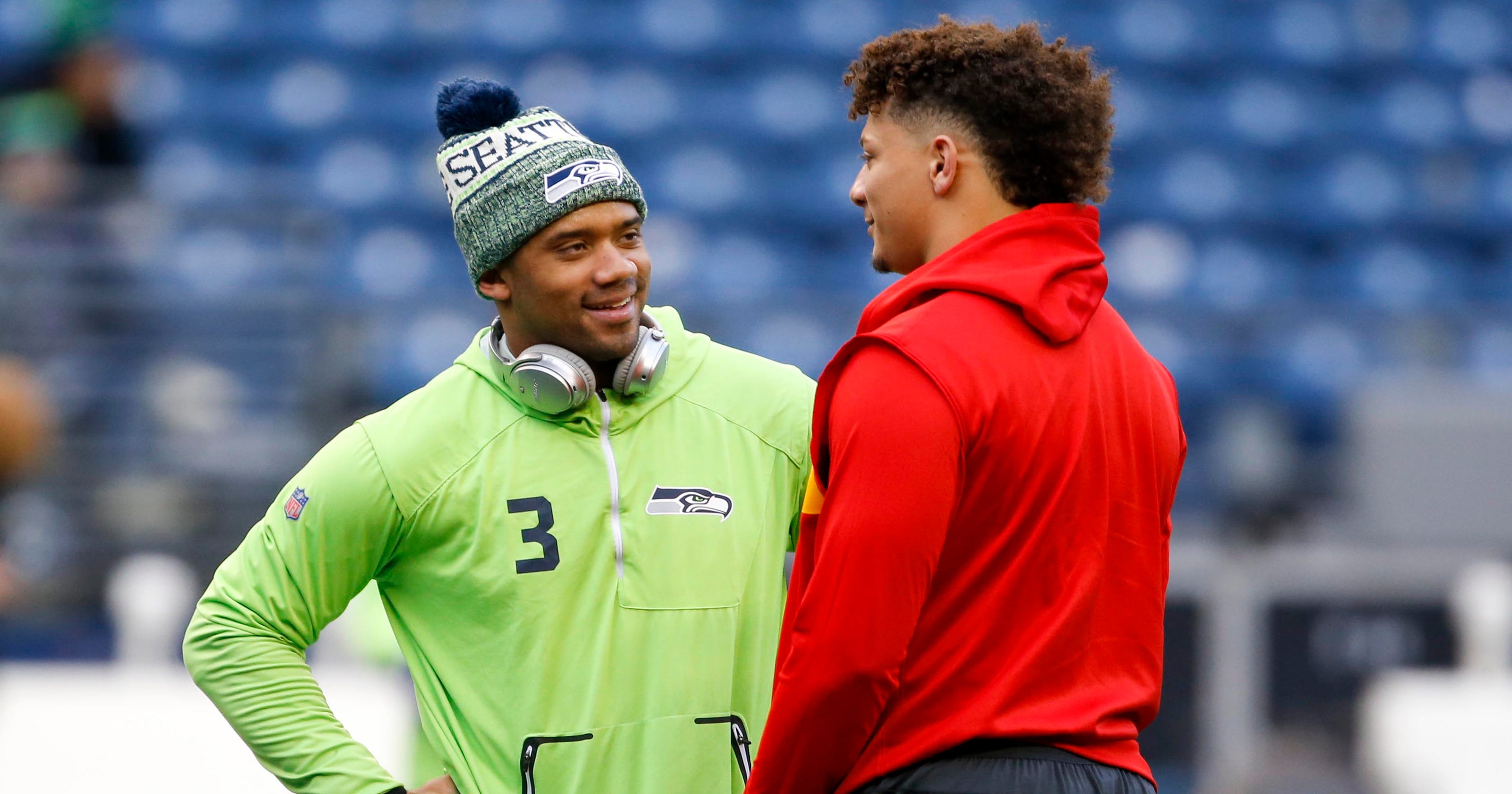 Chiefs' Patrick Mahomes, Seahawks' Russell Wilson on Floyd