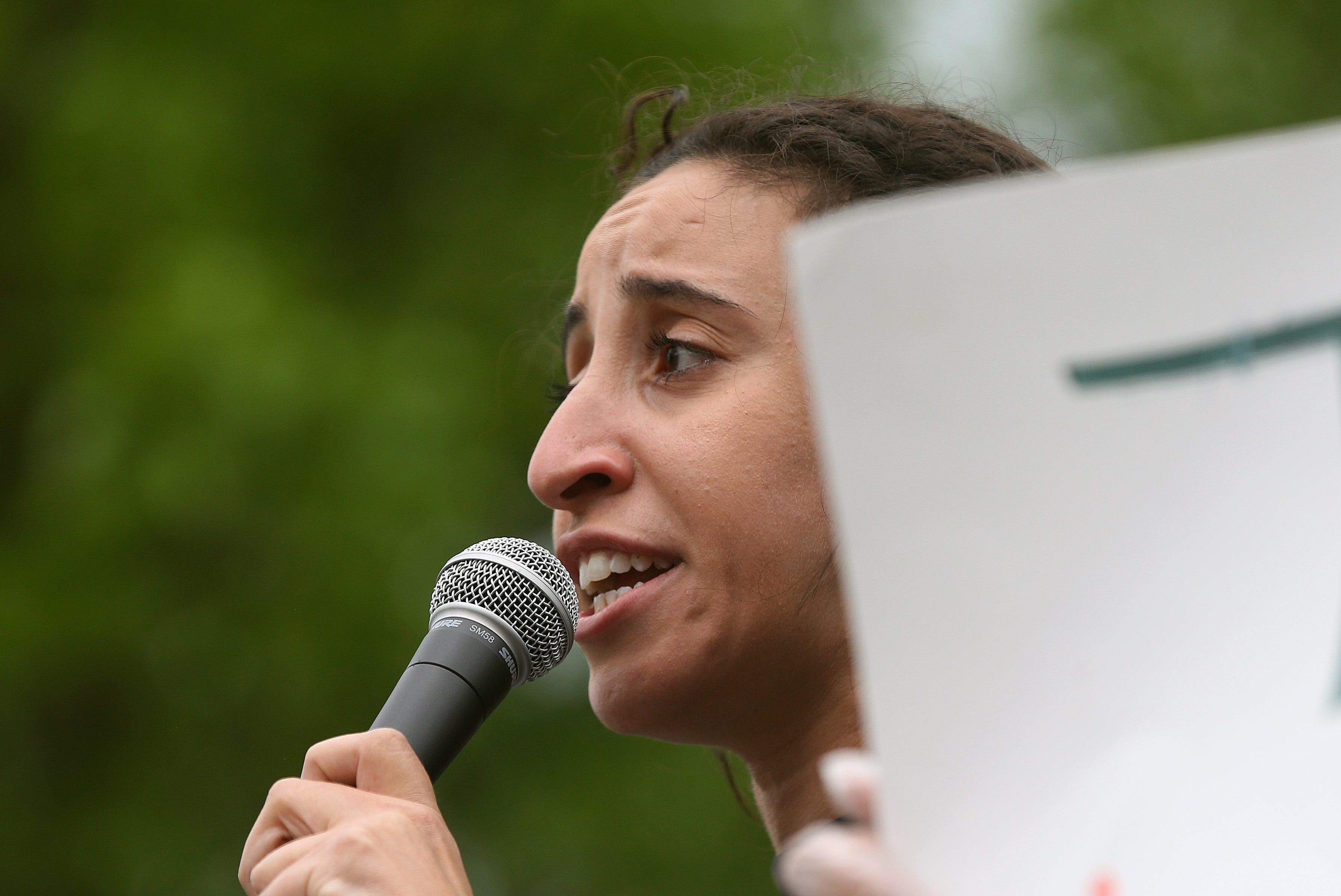 Iman Abid was one of the organizers of the Black Lives Matter rally through downtown Rochester on Saturday, May 30.