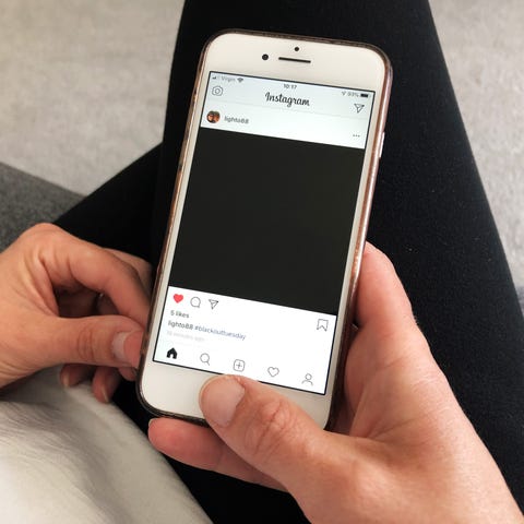 The #Blackouttuesday social media campaign was int