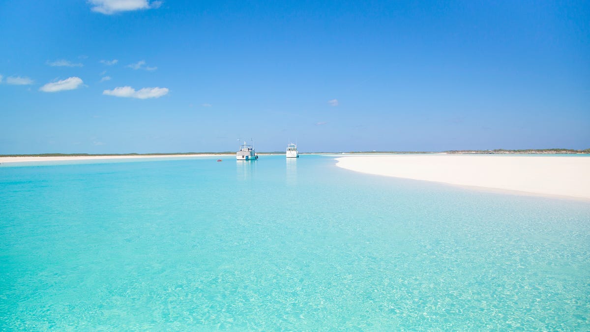 In the Bahamas, Grand Isle Resort in Exuma fronts Emerald Bay Beach.